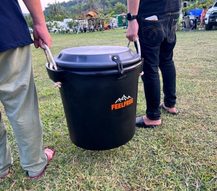 ถังน้ำแข็งเก็บความเย็น FEELFREE INNER BIN ความจุ 50L สีดำ_3